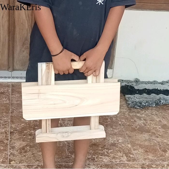 meja lipat kayu jati,meja lipat ngaji,meja lipat belajar WR7