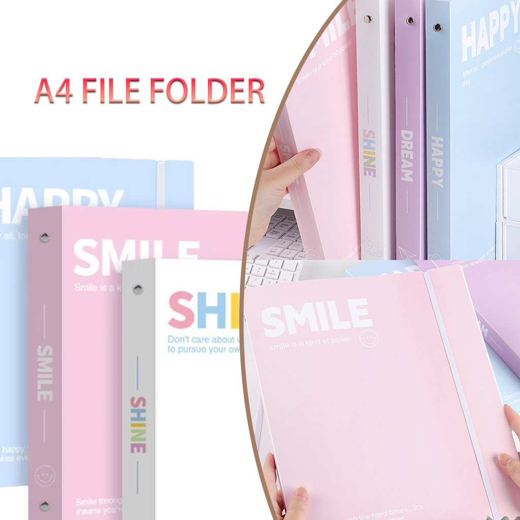 

Binder Cincin 11 Lubang/Kantong Kancing Map Berkas A4 Tahan Air Organizer Kertas Ujian Transparan