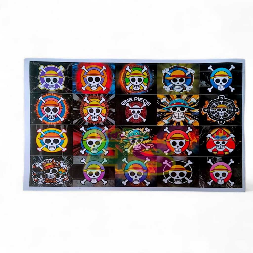 

1 LEMBAR STIKER ONE PIECE VIRAL / 1 LEMBAR STIKER ONE PIECE UK 42 CM X 26 CM / STIKER BAJAK LAUT