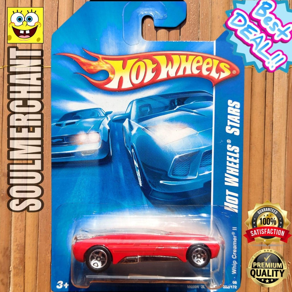 Hot Wheels Whip Creamer II Merah Hot Wheels Stars Mobil Balap