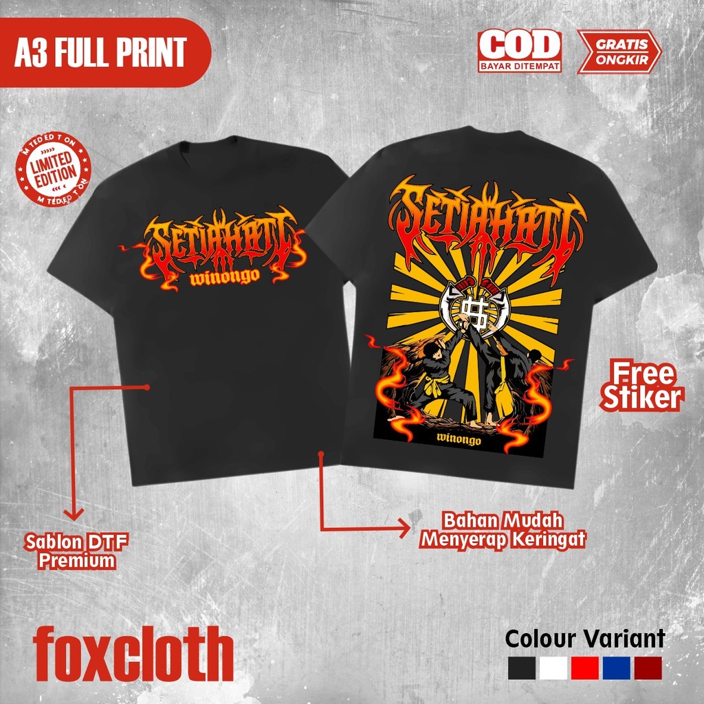 (SPSB) KAOS PSHW SETIA HATI WINONGO SH WINONGO KAOS PSHW TERBARU - KAOS SH WINONGO - KAOS PSHW SIMPE