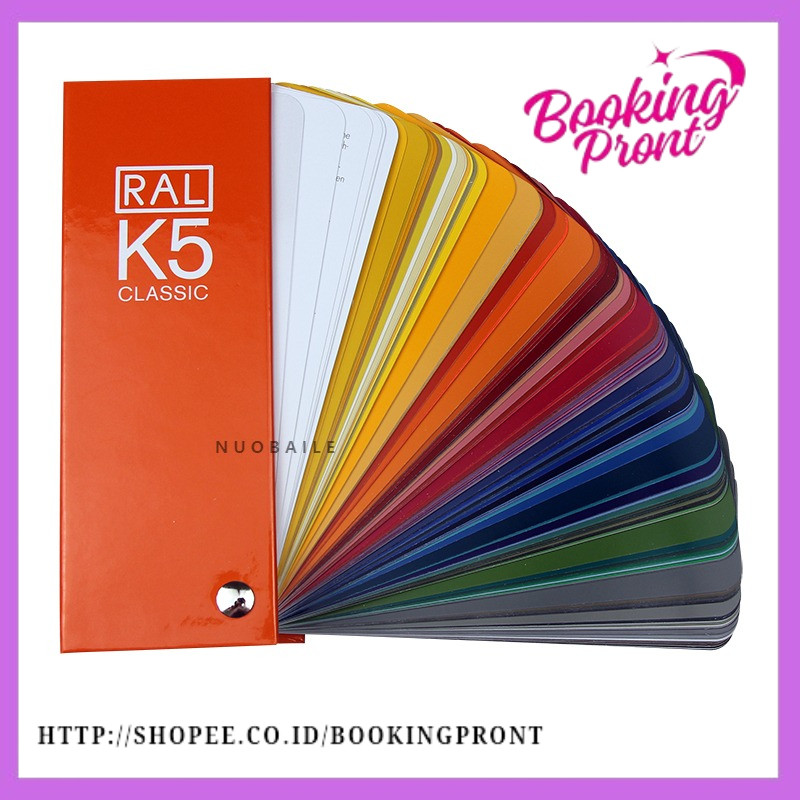 

RAL Color Card K5 215 colors Paint Coating Pigment Metal Building Material Sample European Standard High-gloss Matte Printing