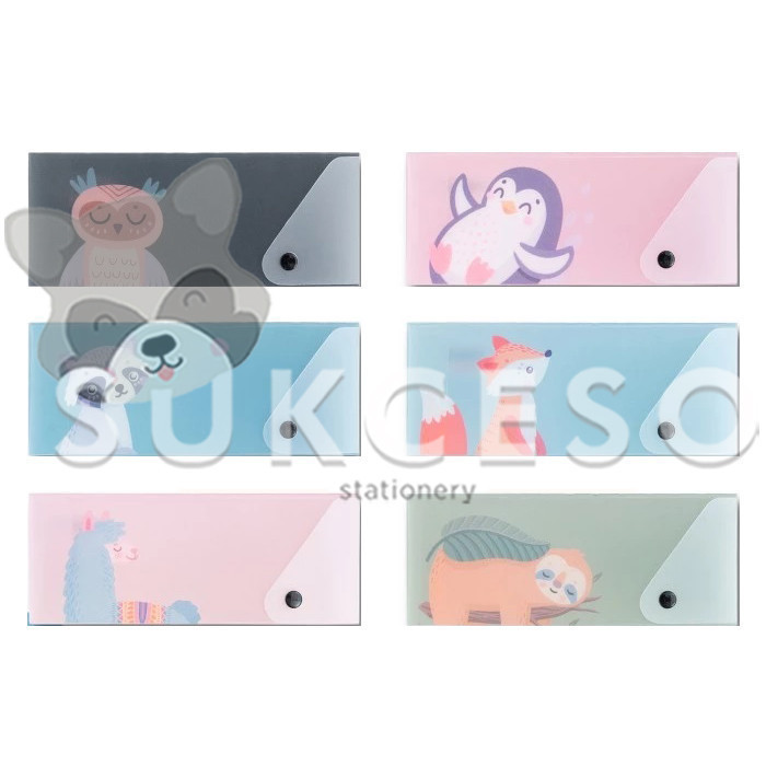 

JOYKO Pensil Case PC-0719AC-37 Animal Calender Tempat Pensil Motif Hewan Lucu Murah