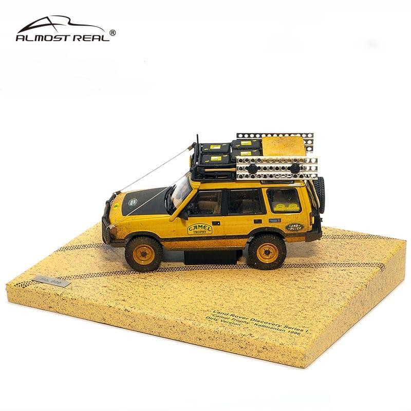 ALMOST REAL 1:43 LAND ROVER DISCOVERY KALIMANTAN CAMEL TROPHY DIRTY