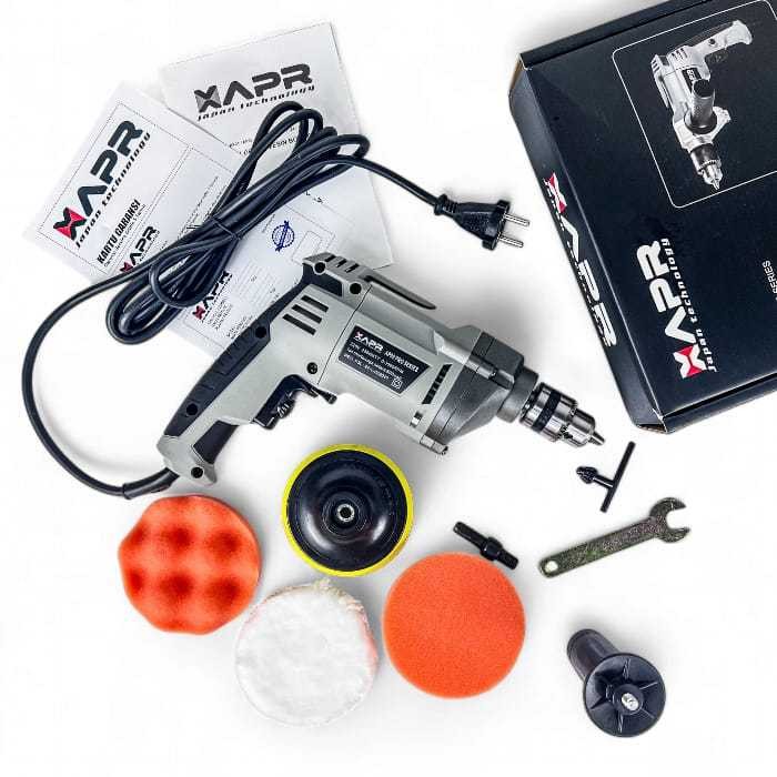 APR JAPAN AP05PRO Bor Listrik 10mm Bertenaga Besar Bor Besi Kayu Tembok Sekrup Fullset Alat Poles