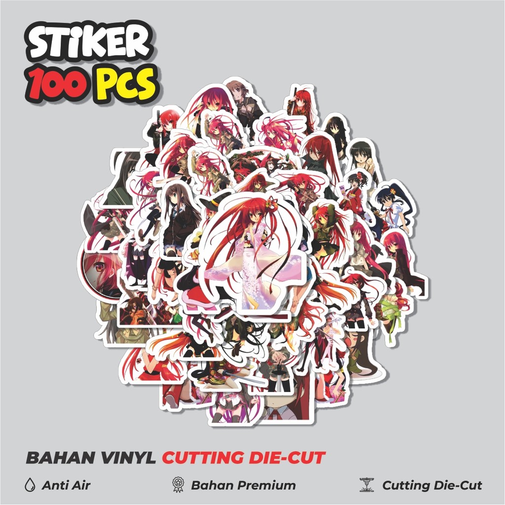 

Terbaru! 50 pcs Stiker Anime Series Shakugan No Shana Dekorasi Lucu Kreatif untuk Notebook, Skateboard, HP