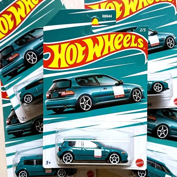 SLK99 hot wheels 92 honda civic eg hijau 2022
