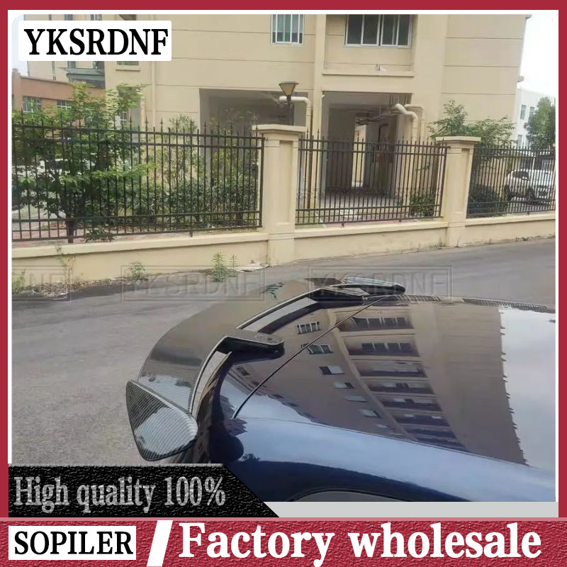 Car Spoiler Universal Fit for F20 E84 F25 CT200 JAZZ MK7 ABS Material Carbon Fiber Racing Sedan Car 