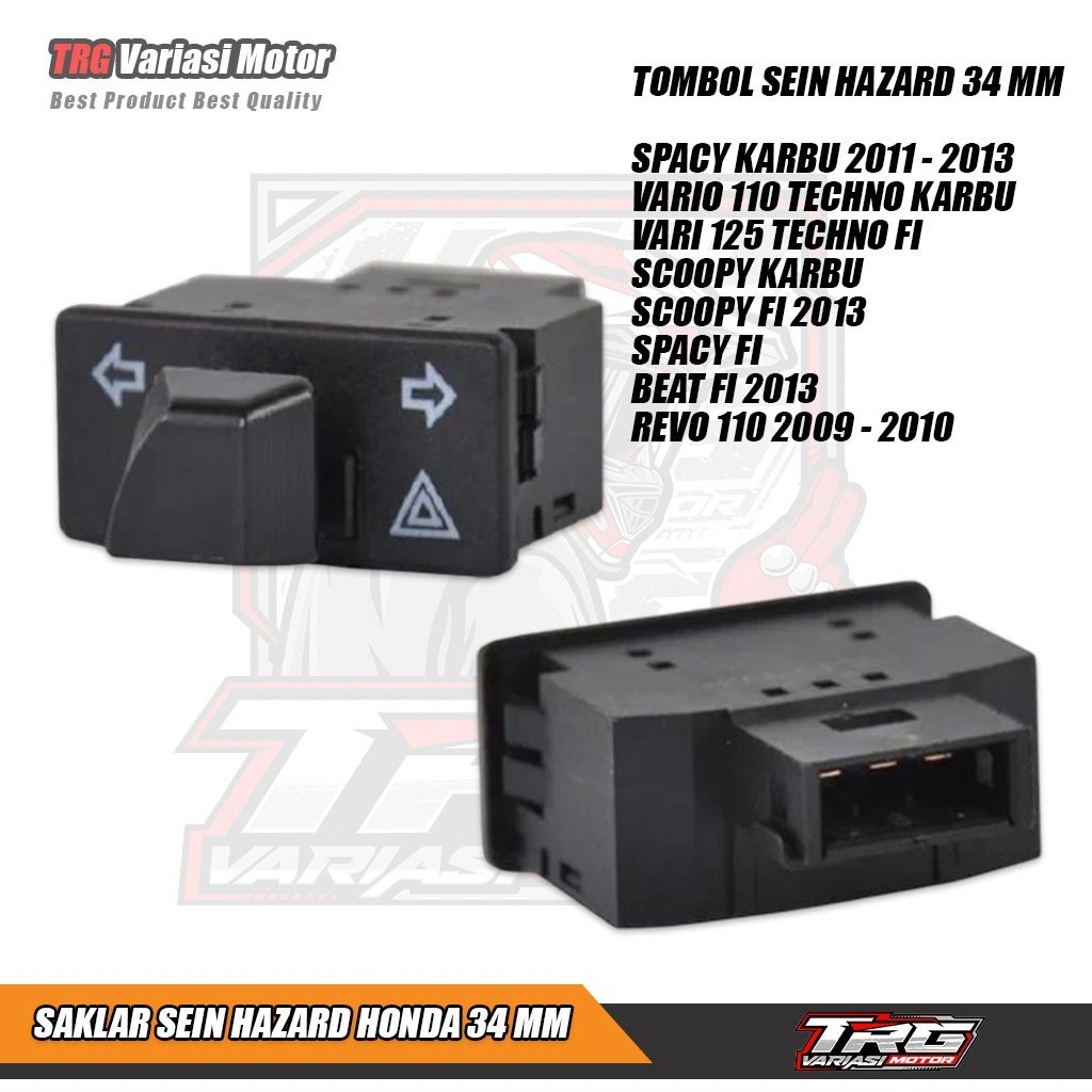 Saklar Sein Vario 110 Karbu Techno Saklar Sein Hazard Beat FI 34 MM PNP Spacy Karbu Vario 110 Karbu 