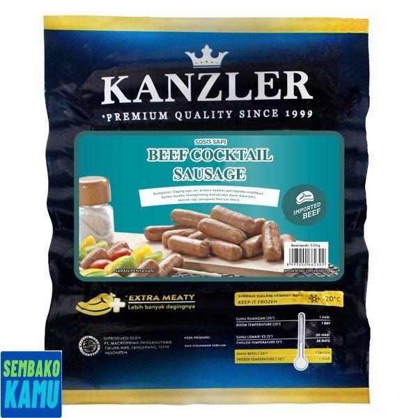 

Kanzler Beef Cocktail 500 gr - Sosis