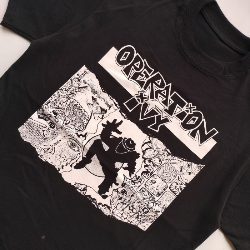 Kaos Band OPERATION IVY Tag Stitch Supply Heavy