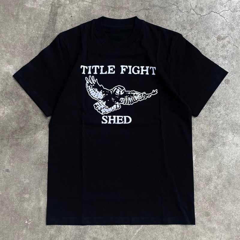 Title Fight - Shed Tshirt Hitam Kaos Baju Band 100% Katun Combed Unisex Ready Stock COD