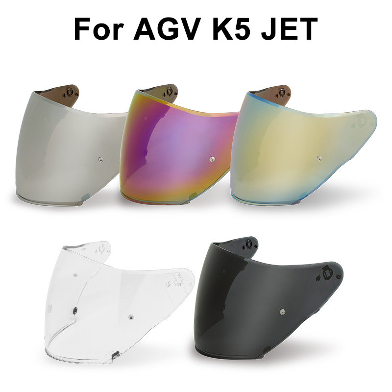 Helmet Visor for AGV K5 JET Helmet Shields Uv Protection Windshield Sunshield Casco Moto Accessories