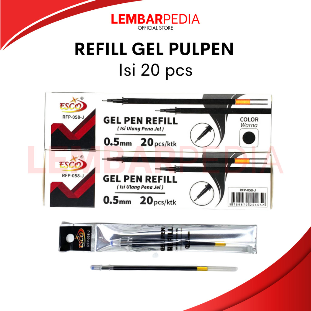 

Refill Pulpen Gel 20 pcs / kotak