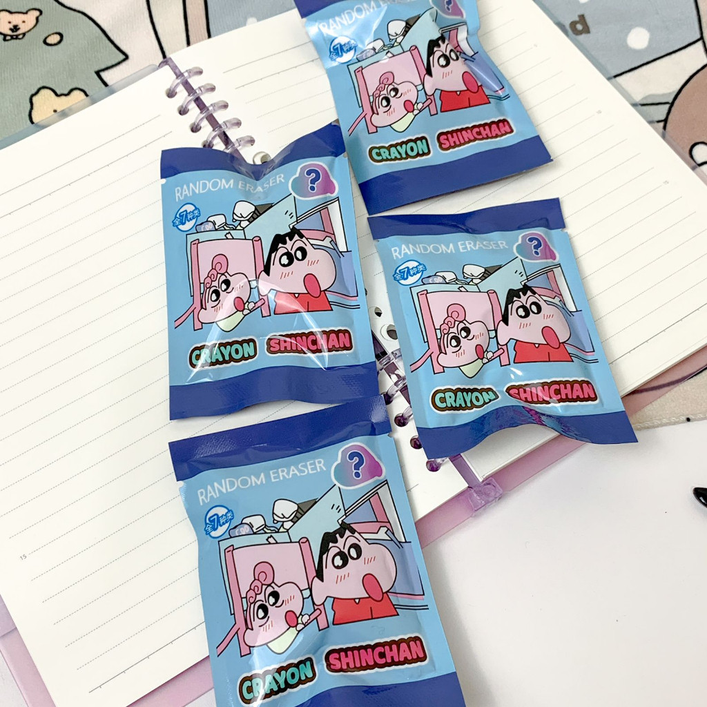 

READY PENGHAPUS KARET / HAPUSAN / SETIP / RANDOM B-1001 DALAM KEMASAN DENGAN KARAKTER KARTUN JEPANG SHIN CHAN / HAPUSAN ACAK 1 PCS COCOK UNTUK KOLEKSI HAPUSAN UNIK