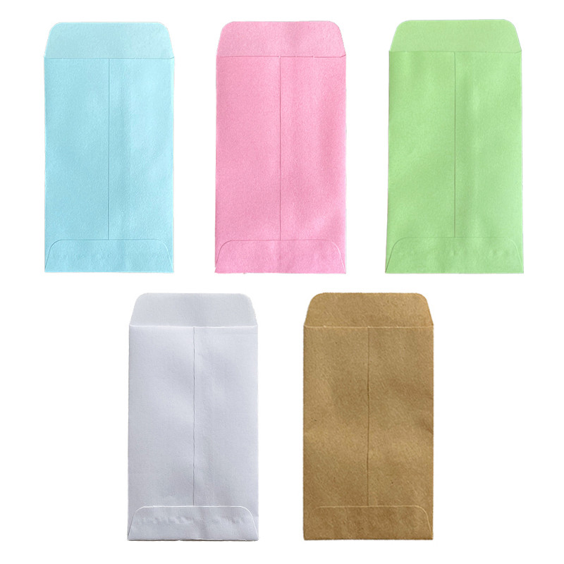 

6x10cm cookie bags 100pc Kraft Paper bag mini Envelope Gift Bags Candy Bags Snack Baking Package Supplies Gift Wrap glue box