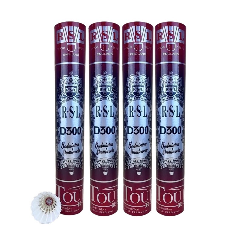 Rsl Shuttlecocks Badminton Ball Shuttle Durable Goose Feather Badminton Balls
