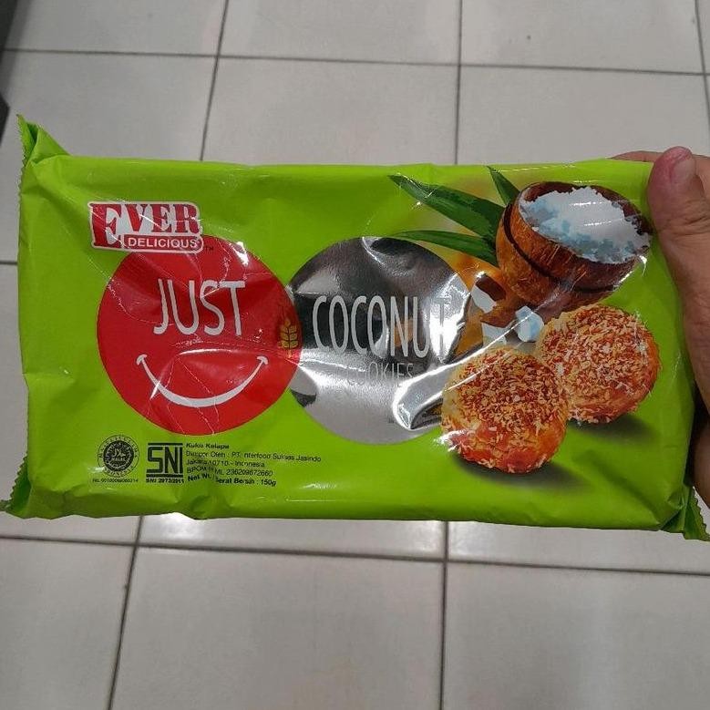 

Ever Delicious Just Coconut Cookies Kukis Kelapa 150gr