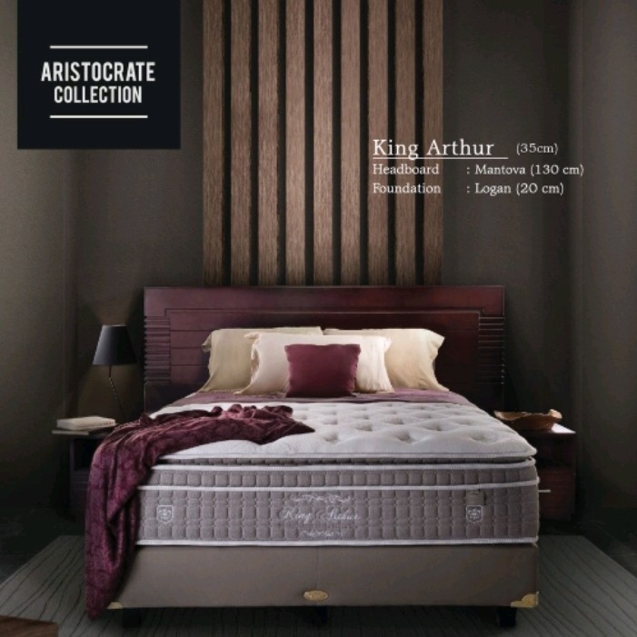Springbed Central Series King Arthur Bonus 2 Bantal