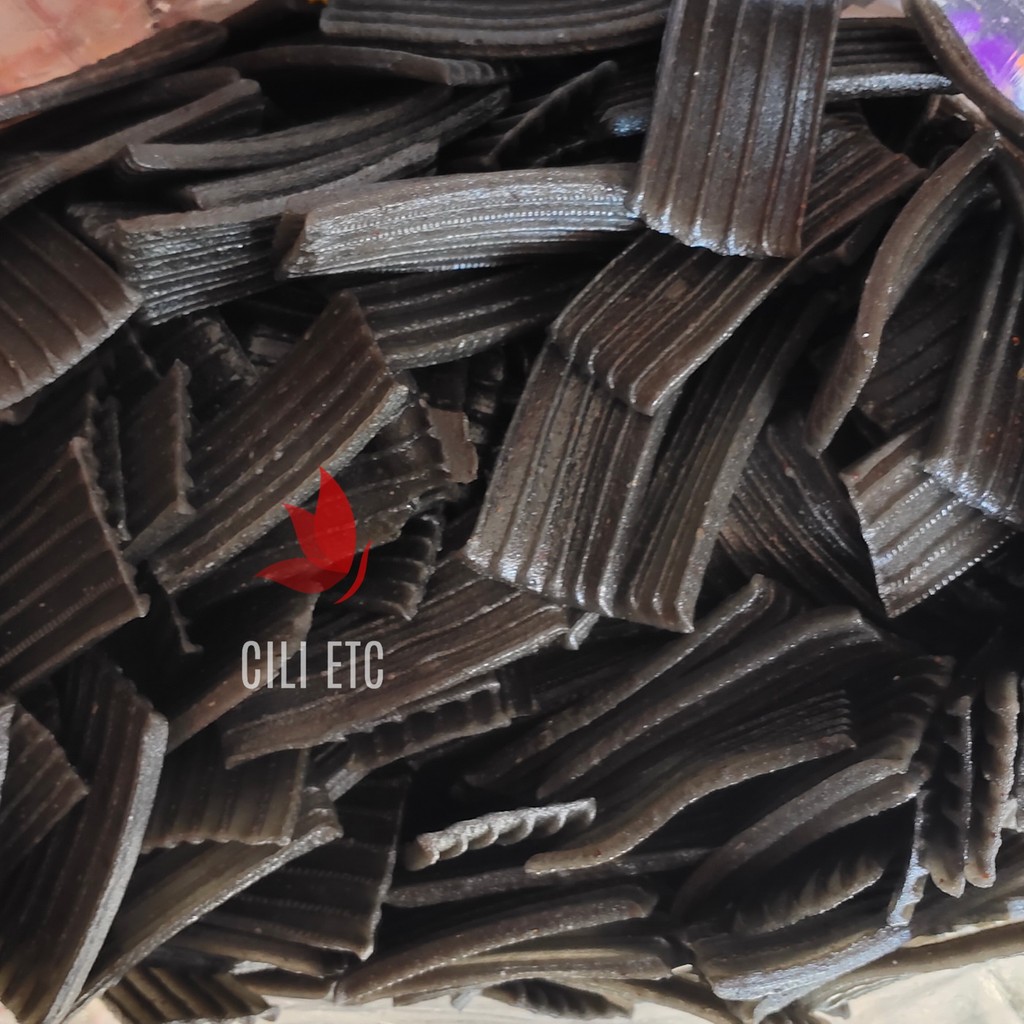 

[Bal] Kerupuk Jengkol Sisir Hitam Asbes Mentah Cap Panther Indosari Super Mekar Enak Gurih Goreng 5kg - CILI ETC