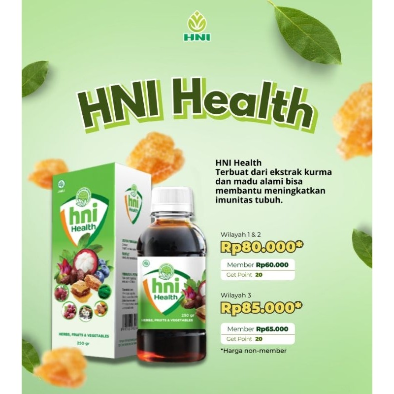 

EXTRA FOOD HNI HEALTH HPAI Suplemen Sayur dan Buah