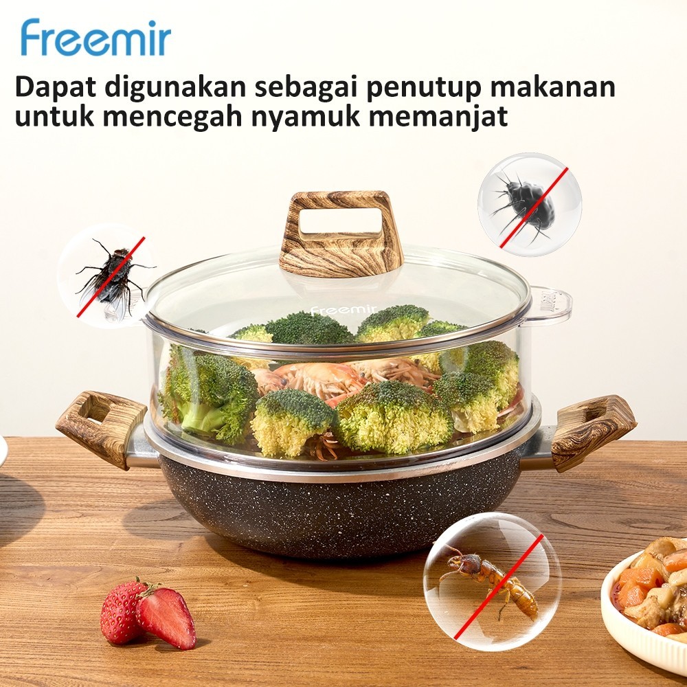 SIRAMPING   freemir Kukusan Stainless Klakat Panci Kukus Dimsum Siomay Bakpao