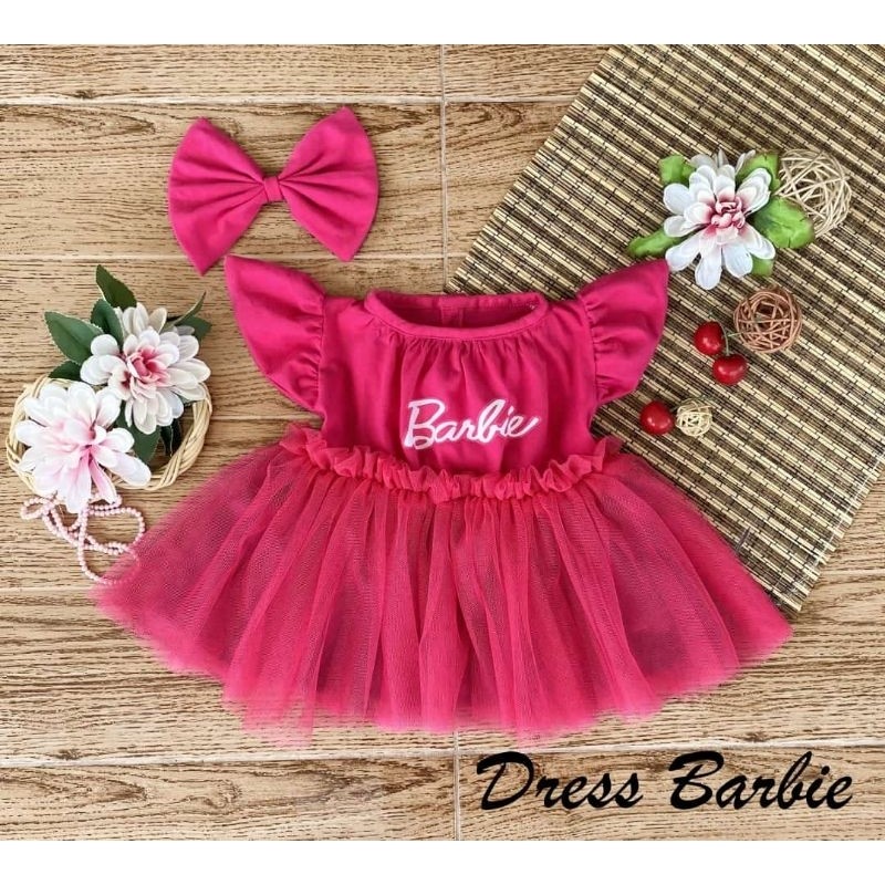 dress anak dan dewasa/dress tutu anak terbaru/dress tutu/dress barbie/dress lucu