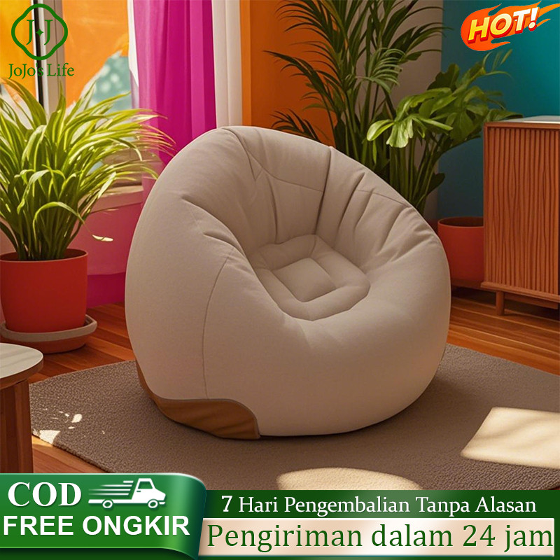 [PROMO] Bean Bag Dewasa Single Sofa Minimalis Sofa Millenial Bean Bag portabel Sofa Santai Angin Wat