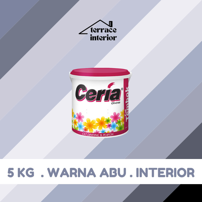 Cat Tembok Interior Propan Ceria  Warna Abu 5 Kg