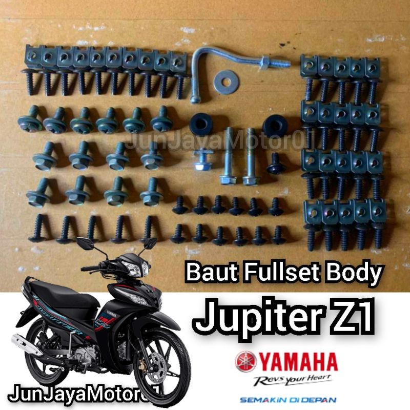 COD / Promo / Original / Baut Lengkap Full Set Body Bodi Yamaha Jupiter Z1 Motorcycle