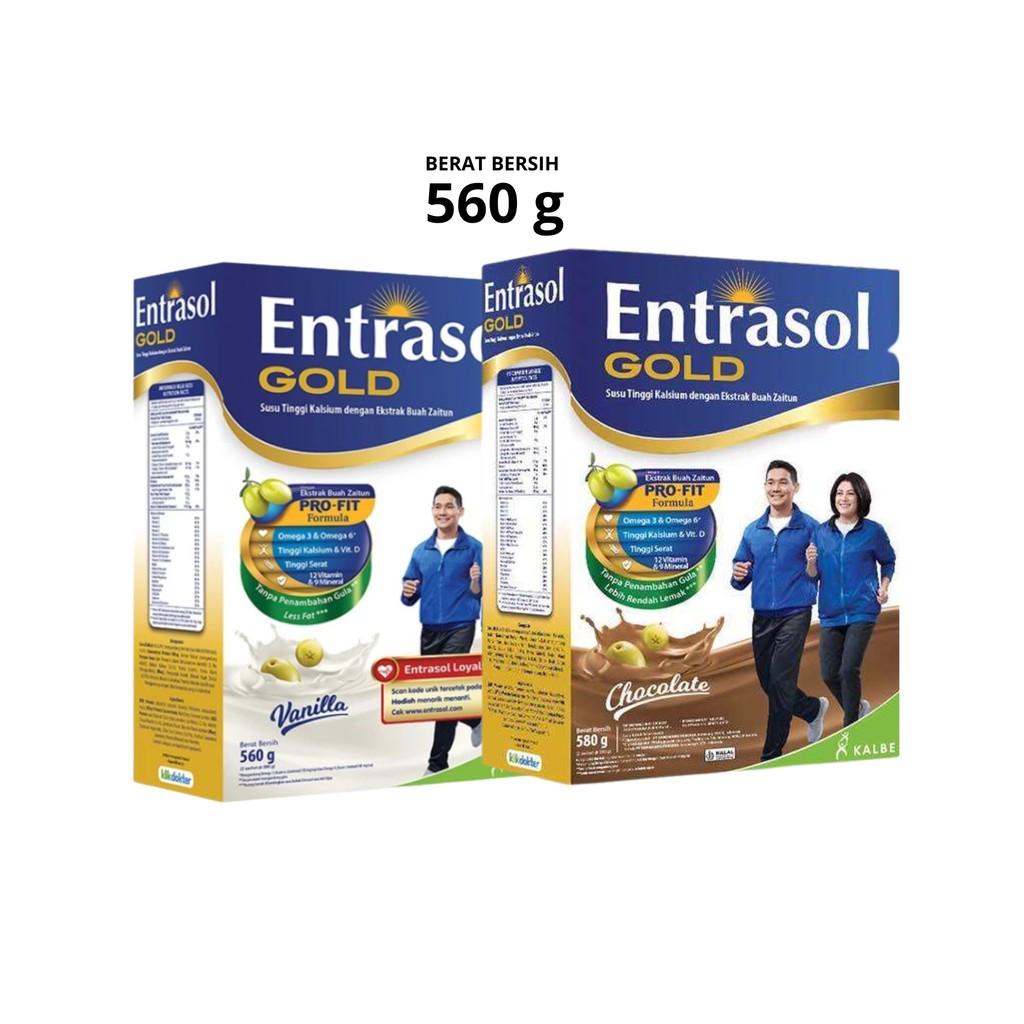 

Susu Entrasol Gold Vanila Dan Coklat 600 gram Untuk Menjaga Kesehatan Tulang Dan Daya Tahan Tubuh Untuk Lansia Susuqu
