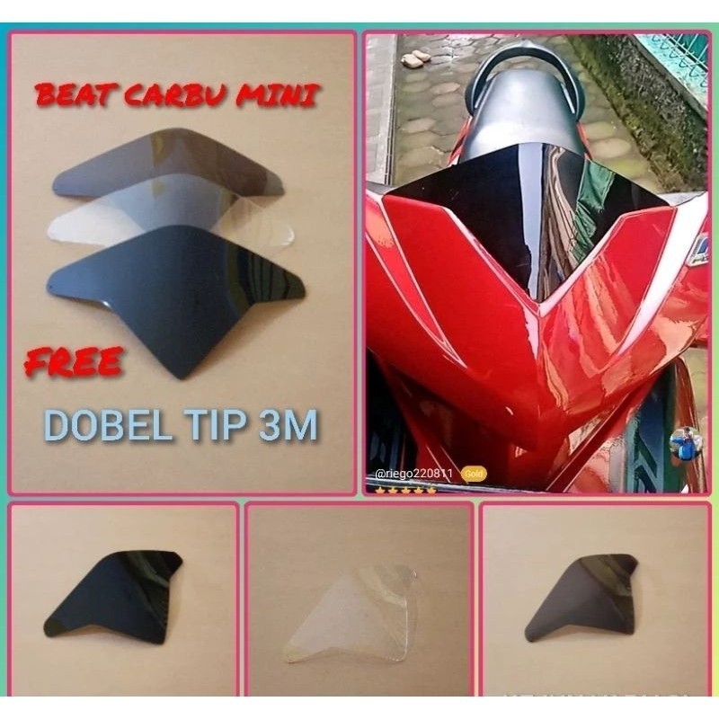 Visor Beat Karbu Variasi Dan Aksesoris Motor