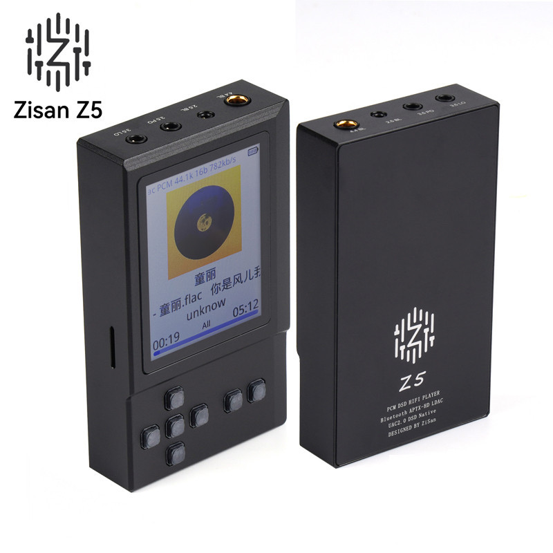 Zisan Zishan Z5 ES9039 HiFi Audio MP3 Music Lossless Player USB DAC with LDAC APTX-HD Bluetooth WIFI