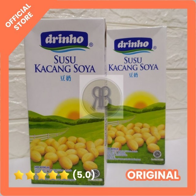 

DRINHO SUSU KACANG SOYA 1 L / Drinho susu kacang kedelai 1 L