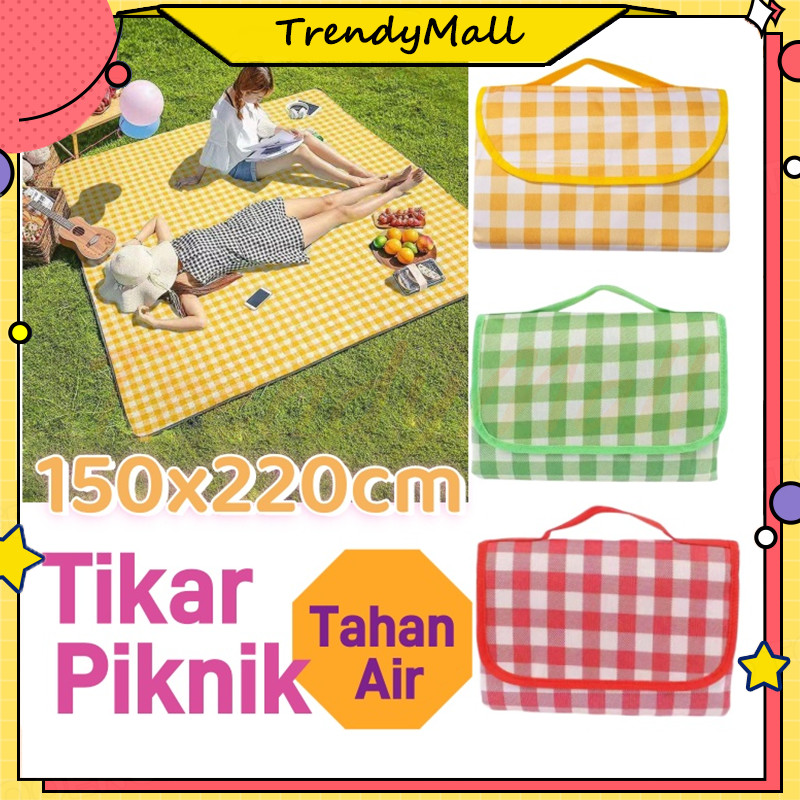 Picnic Mat /Tikar Lipat Karpet /Piknik Tebal Waterproof/Tikar Piknik Tahan Air/tikar kain piknik mot