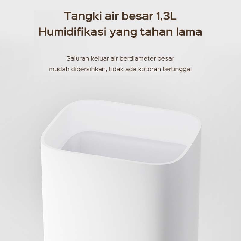 BIG PROMO HAN RIVER Medan Humidifier Diffuser Air Purifier 1.3L Kapasitas Tinggi Semprotan Ganda