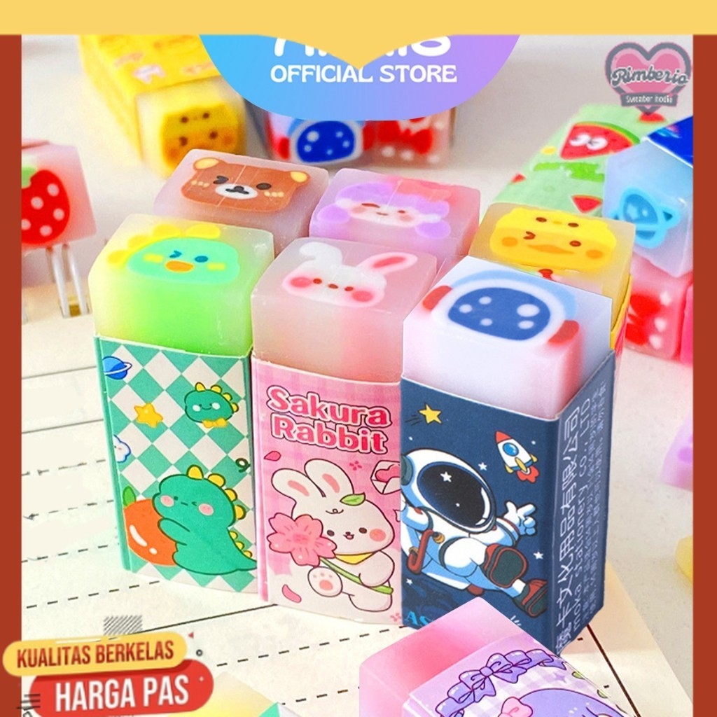 

[READY] Aimilo Penghapus Lucu Karakter Penghapus Pensil Astronout Eraser Pencil Alat Tulis Sekolah