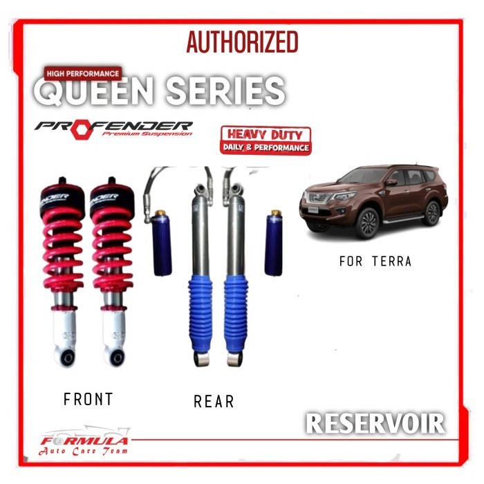 Shock Coilover PROFENDER QUEEN SERIES Reservoir Nissan Terra