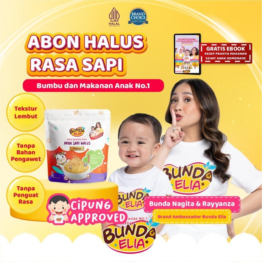 

Bumbu Bunda Abon Sapi 45gr Non MSG Non Pengawet Abon Halus Lembut