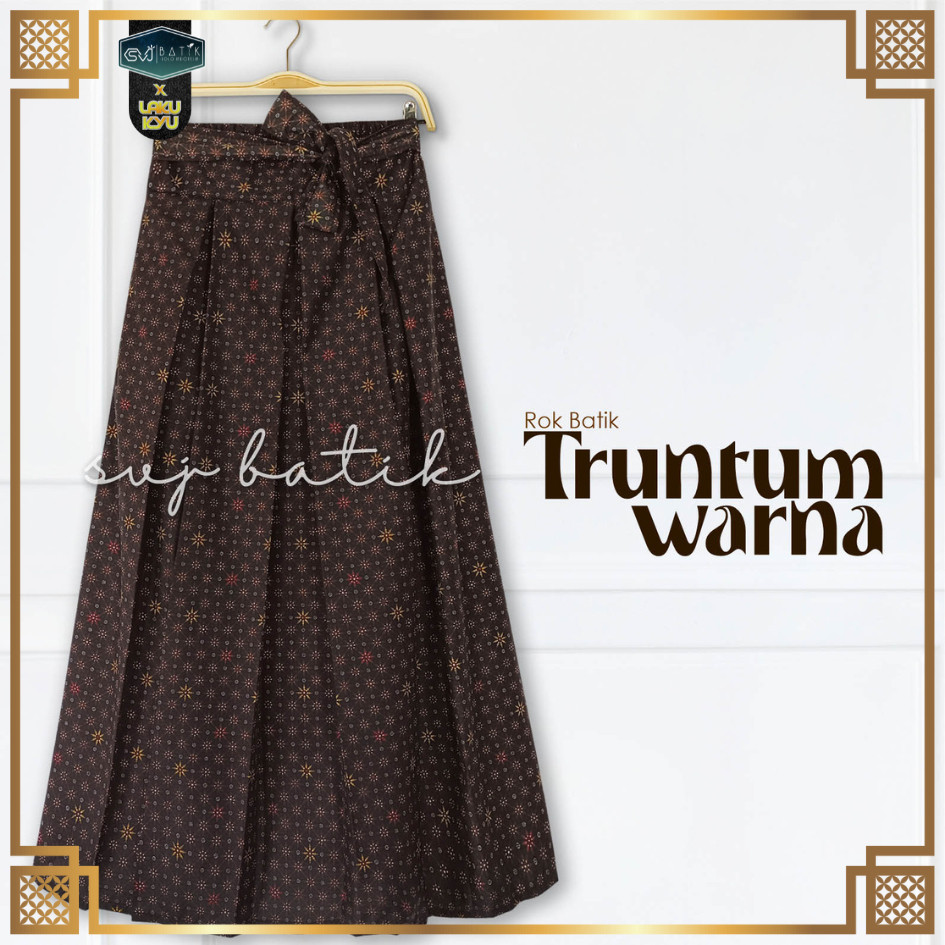 BAGASKARA - Rok batik wanita terbaru modern bawahan batik katun dewasa klok A model payung ori solo 