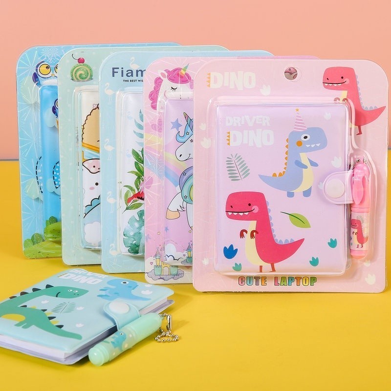 

ACEH.NONO 131086 Set Mini Note Book Notes Karakter Unicorn Free Pena Kartun Lucu Kreatif Untuk Anak Anak Buku Catatan Lucu Dengan Pulpen