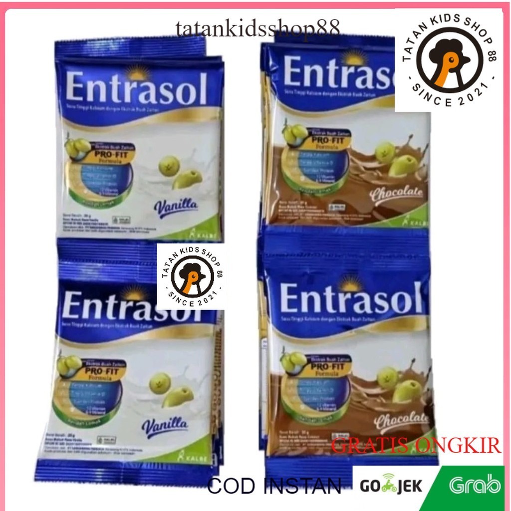 

Entrasol Renceng Isi 10 Sachet Susu Lansia Untuk Menjaga Kesehatan Tulang