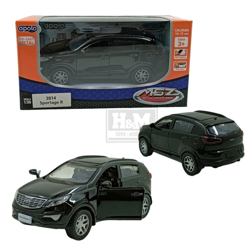 Diecast MSZ Sportage R Hitam