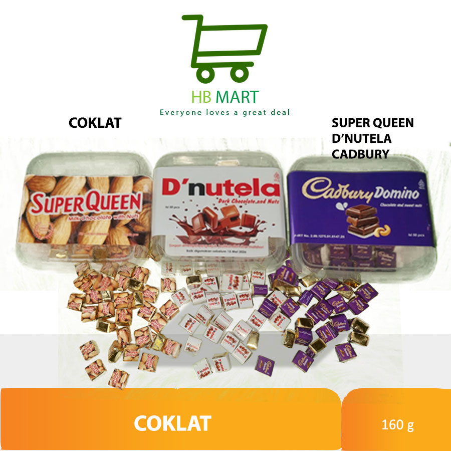 

VIRAL COKELAT SUPER QUEEN Cube isi 50 pics / QIYUTELA / CADBERRYY