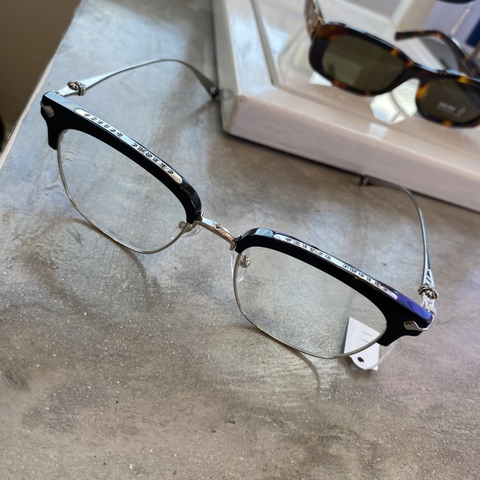 Chrome Hearts Glasses Silver Frames