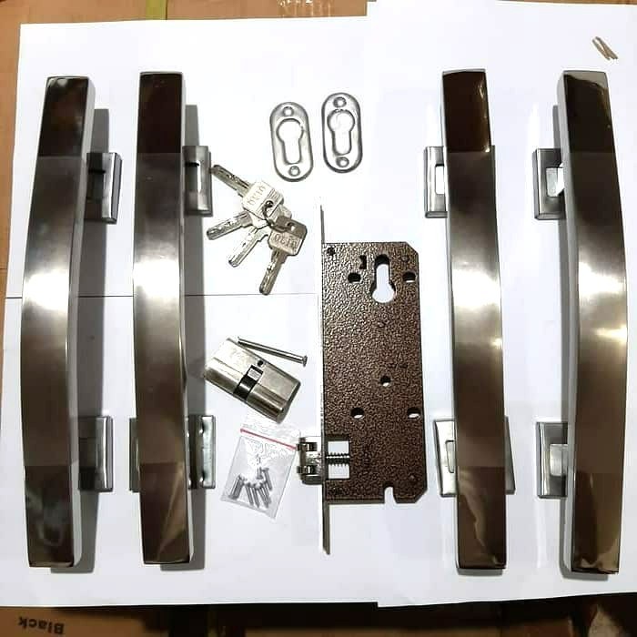 paket murah tarikan pintu 2 komplit pegangan pintu pull han