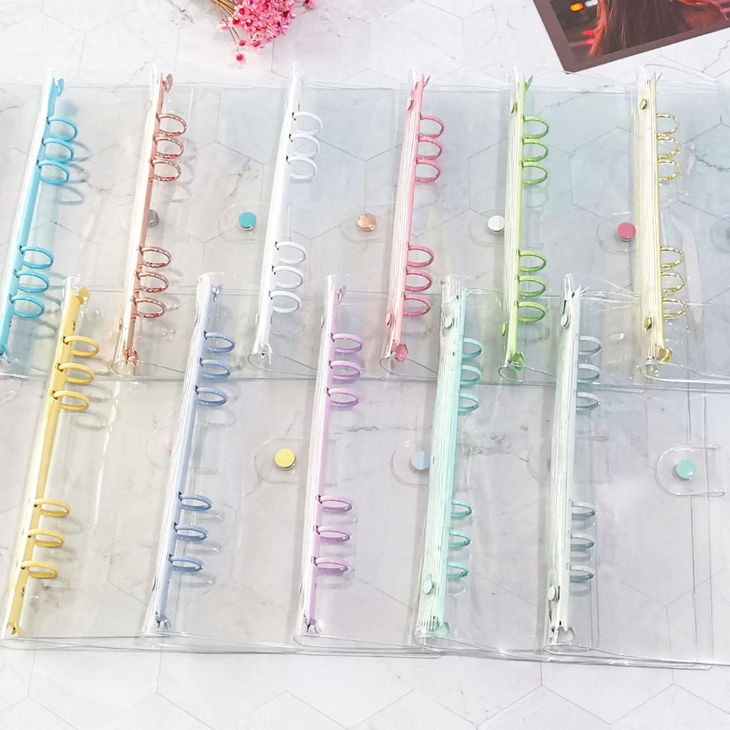 

[GAMGAM] 6 Ring PVC Pastel A6 Binder Photocard Binder Journal Diary
