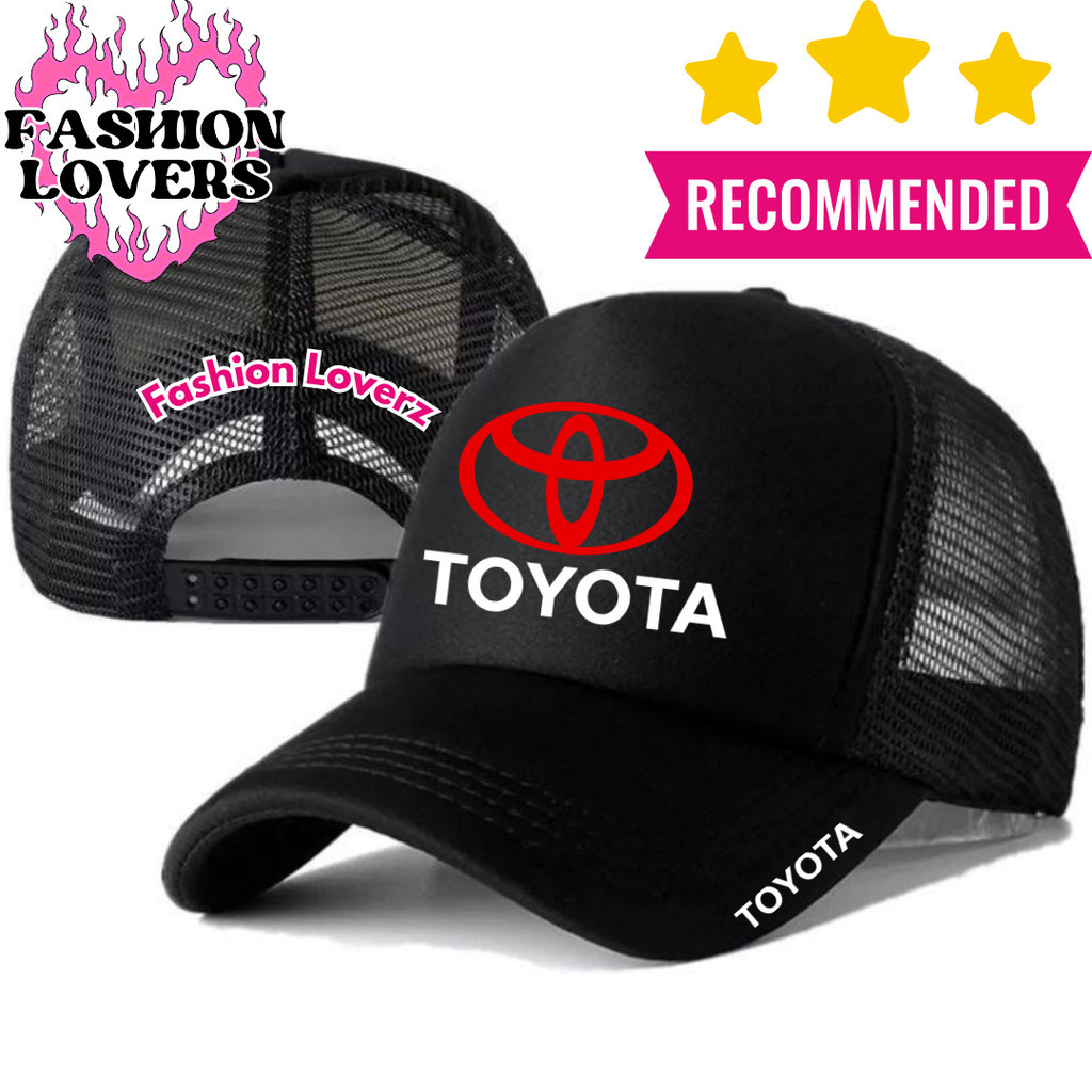 Fashion Loverz Topi Trucker TOYOTA - Topi Distro TOYOTA Logo - Topi TOYOTA Premium - Topi Pria Dewas