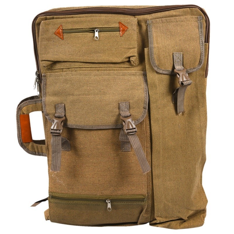 

New Art Portfolio Bag Case Backpack Drawing Board Shoulder Bag With Zipper Shoulder Straps For Artist Painter Students Artwork