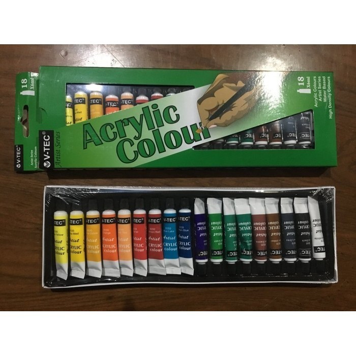

promo ✨ -CAT ACRYLIC V-TEC ACRYLIC COLOUR SET 6ML VT-618/A